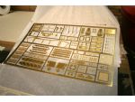 A set of photo etched components.